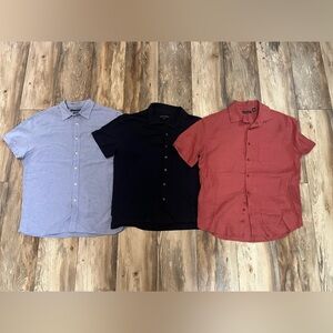 Bundle of 3 Men’s Casual Button Down Shirts